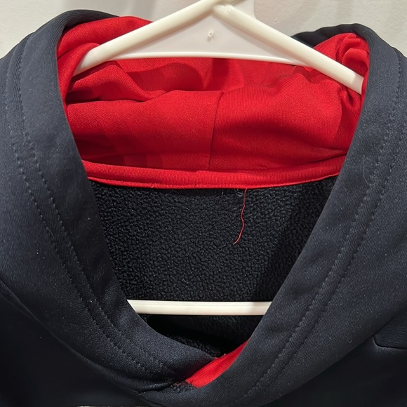 Houston Texans Youth Boys Age 8-9 Deep Steel Blue & Battle Red Hoodie w/Logo - Picture 6 of 7